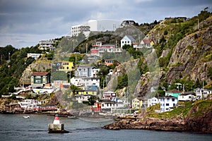 The Battery neighborhood in St. John's Newfoundland photo